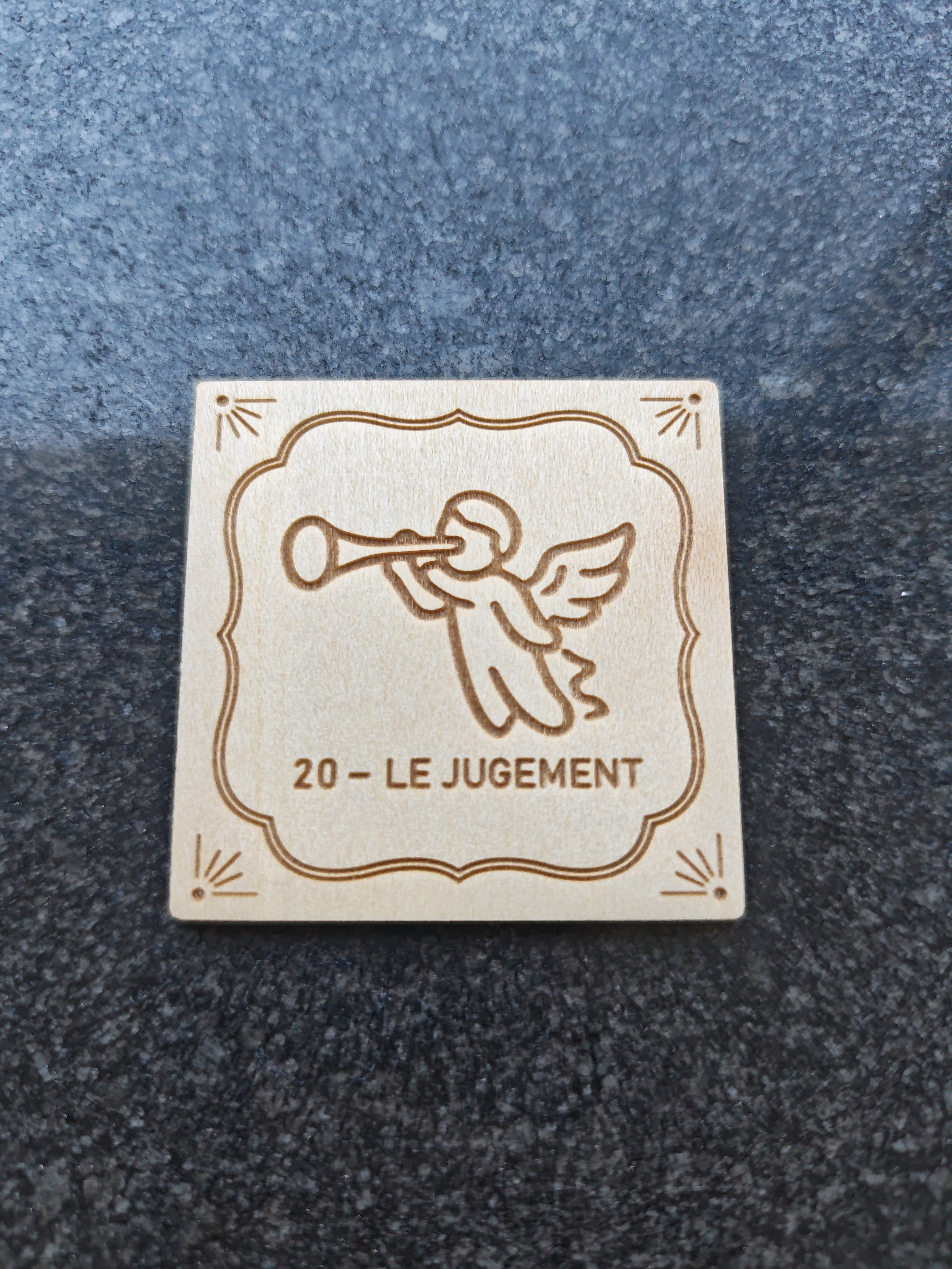 L' oracle Sylva Sacra Arcana – Le bois sacré des arcanes - 23 pièces en bois