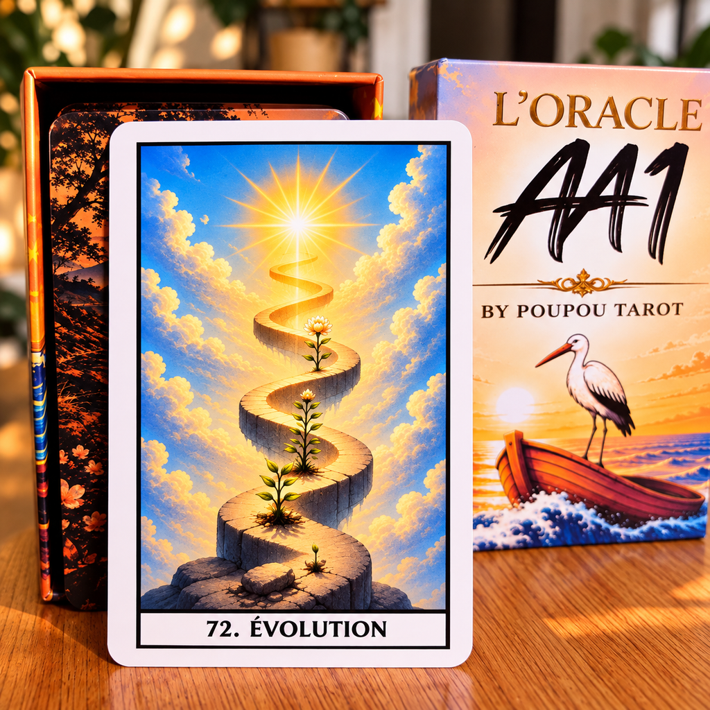 L'oracle AA1 - by Poupou Tarot : jeu divinatoire de 80 cartes