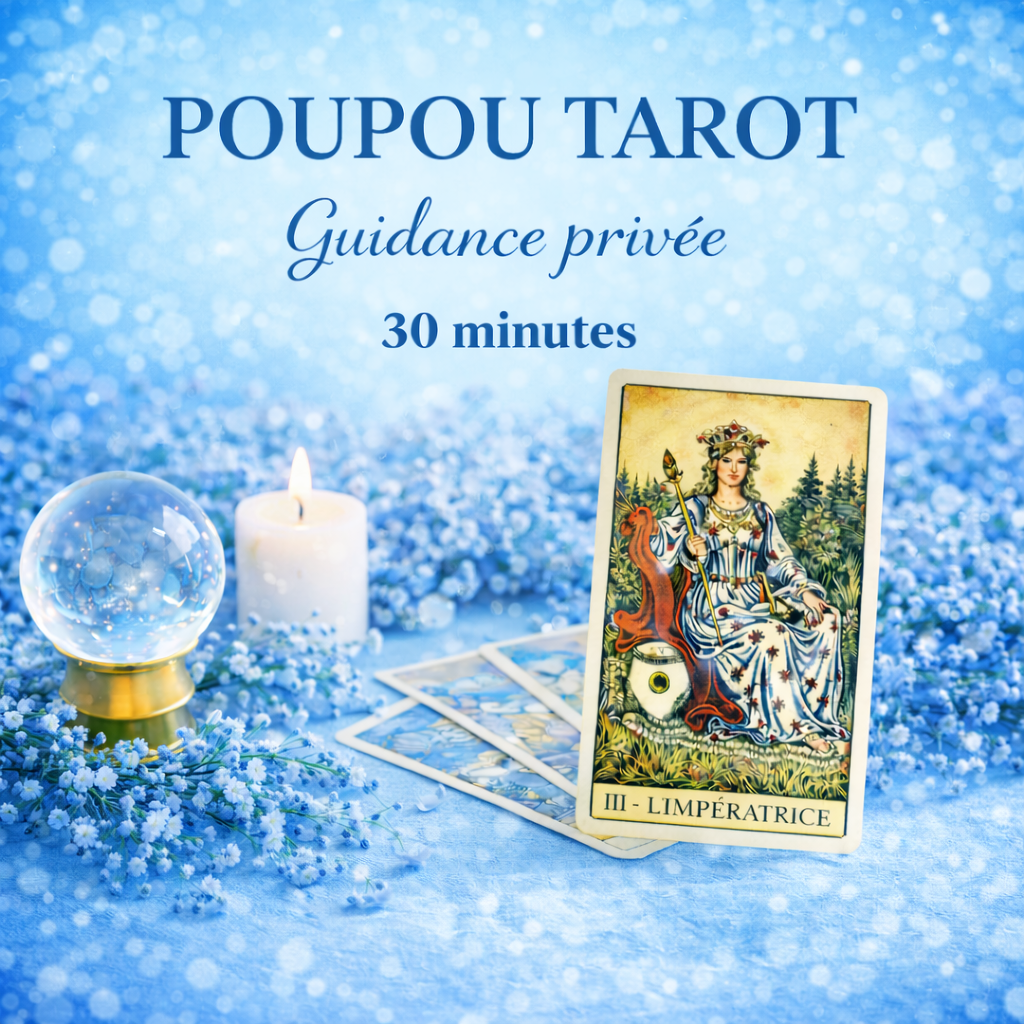 Séance d’accompagnement bien-être 30 min – Tirage de tarot à visée introspective