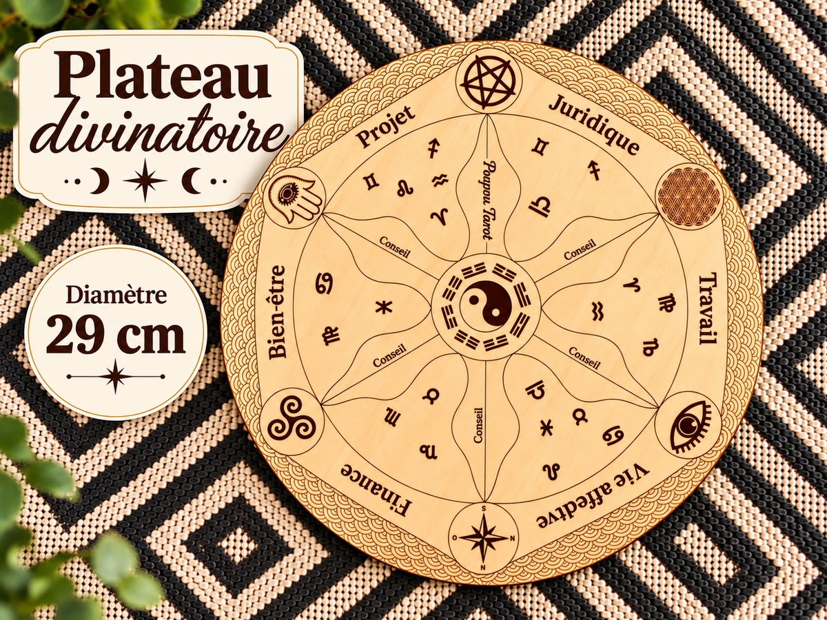 Plateau de divination – Ø 29 cm