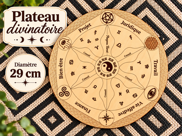 Plateau de divination – Ø 29 cm