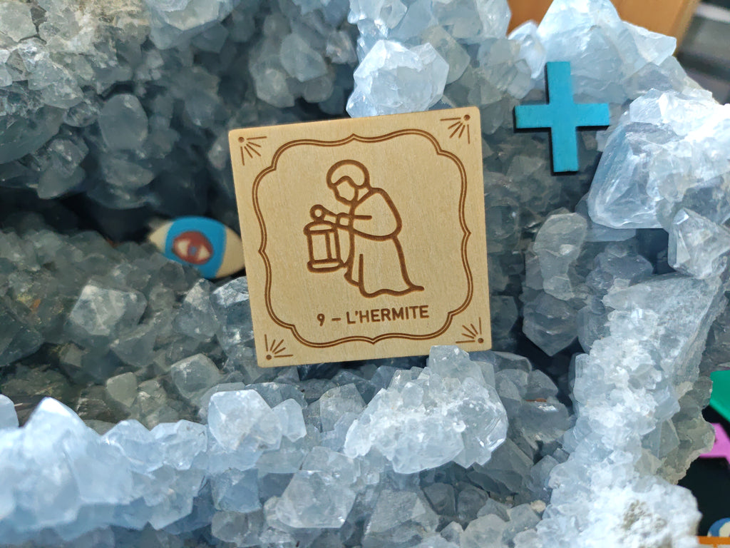 L' oracle Silva Sacra Arcana – Le bois sacré des arcanes - 23 pièces en bois