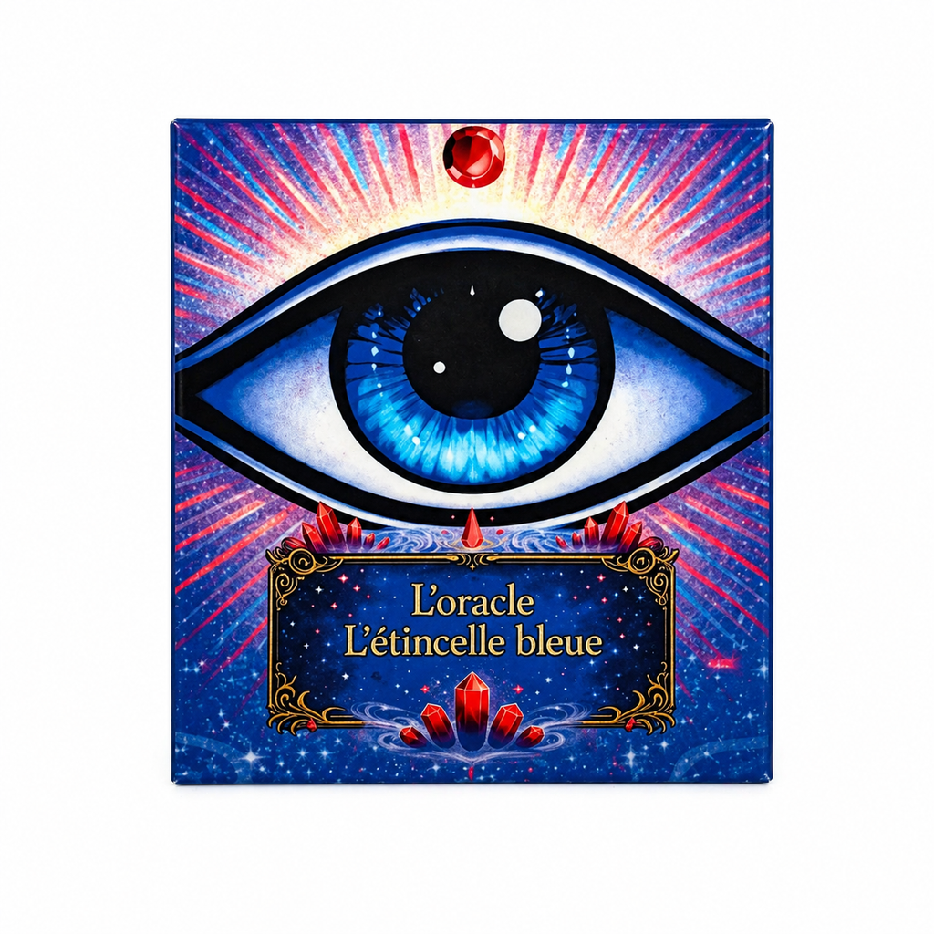 Oracle L'Étincelle Bleue – oracle divinatoire, jeu de 75 cartes