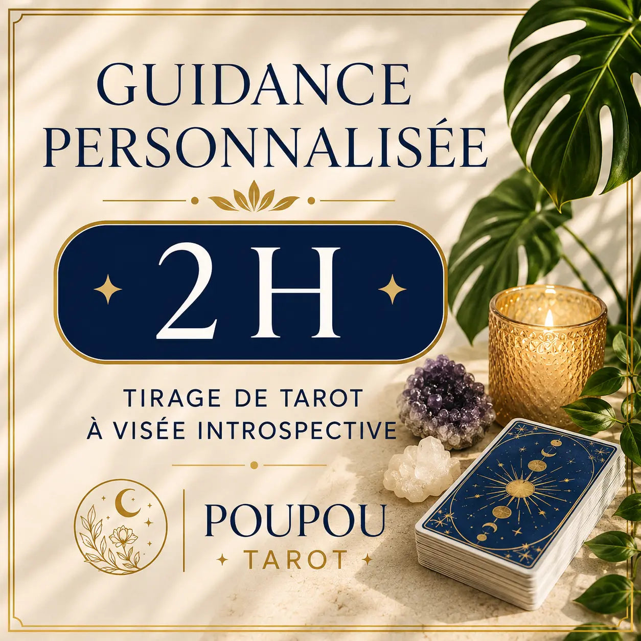 GUIDANCE PERSONNALISÉE DE 2H – Tirage de tarot à visée introspective