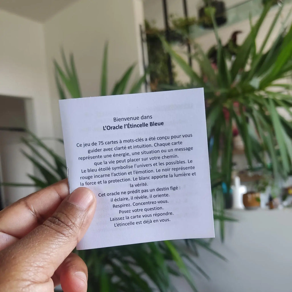 Oracle L’Étincelle Bleue — 75 cartes pour traverser ce qui cherche à émerger