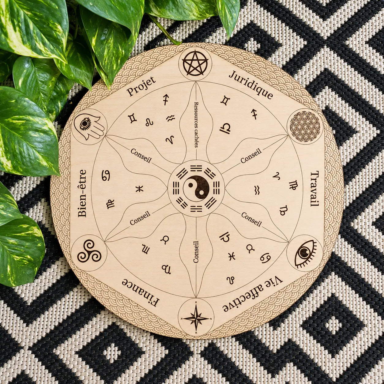Plateau de divination – Ø 29 cm