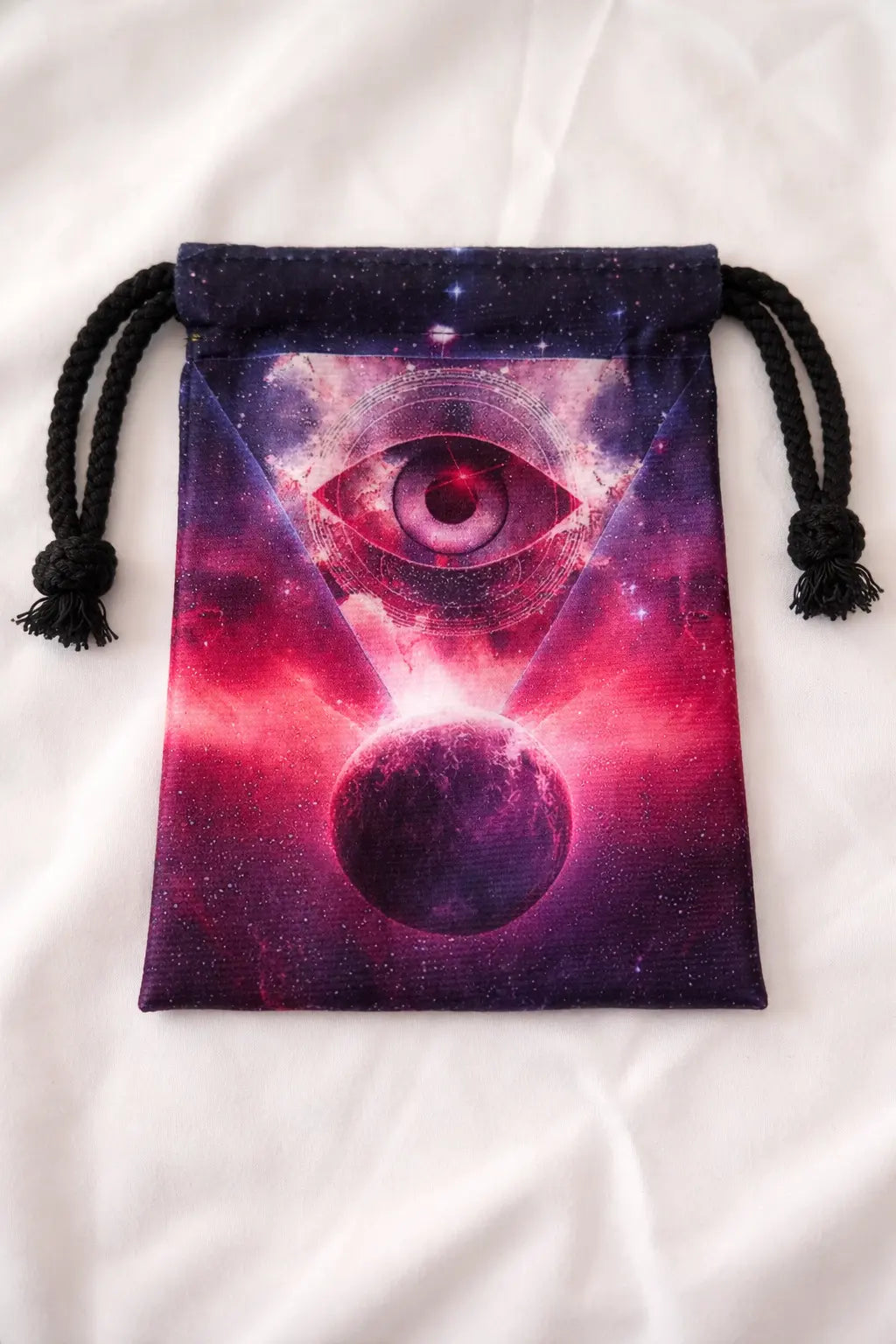 Pochon mystique “Œil cosmique” – Sac de rangement / Tarot bag