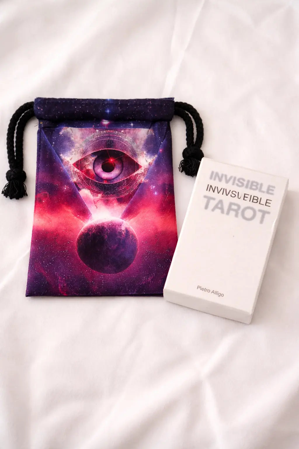 Pochon mystique “Œil cosmique” – Sac de rangement / Tarot bag