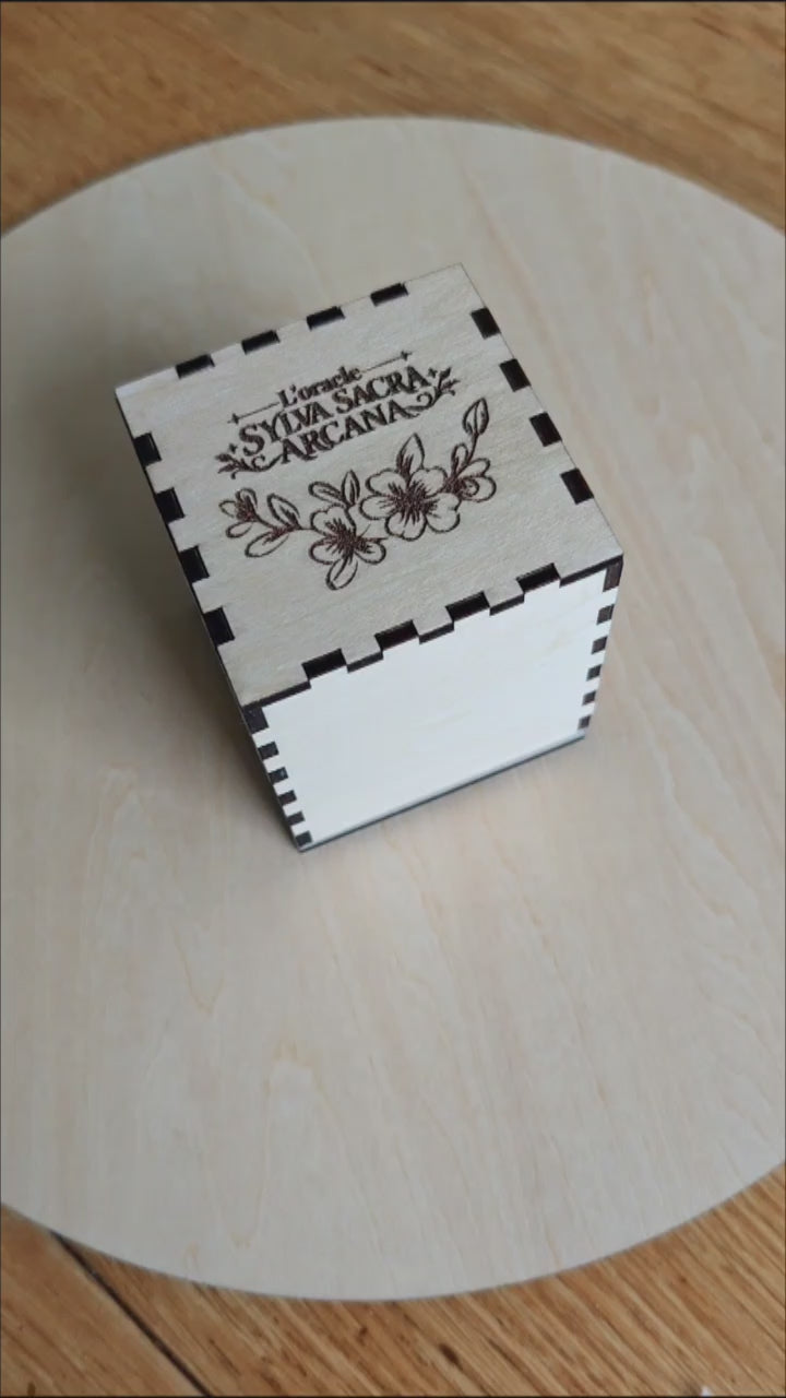 Oracle Sylva Sacra Arcana en bois de bouleau – 23 pièces