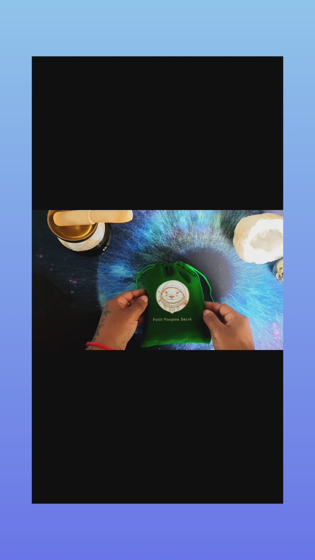 Petit Poupou Sacré - Oracle Divinatoire artisanal de 60 cartes